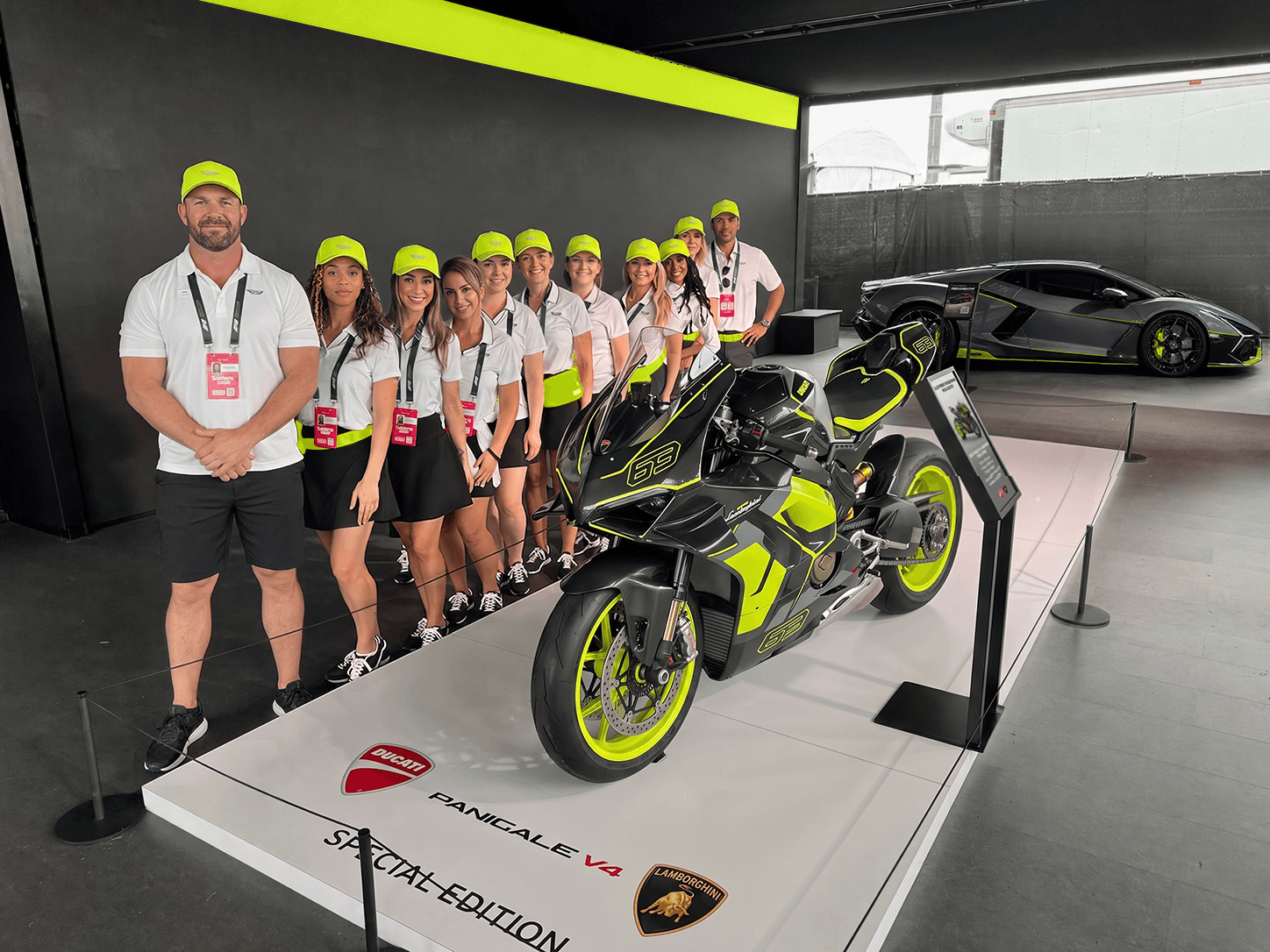 Field brand ambassadors managing a high-profile luxury automotive event activation